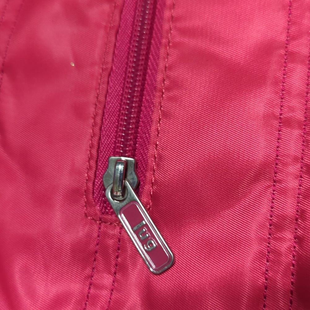 LUG PINK RASPBERRY LARGE CABLE CAR SHOULDER BAG PURSE TOTE - Picture 4 of 15